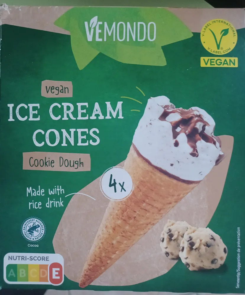 vegan waffle cone cookie
