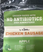Chicken sausage-Apple