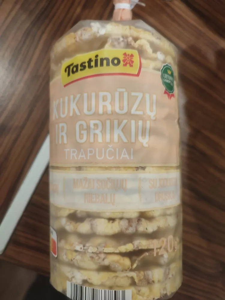 Kukurūzų ir grikių trapučiai