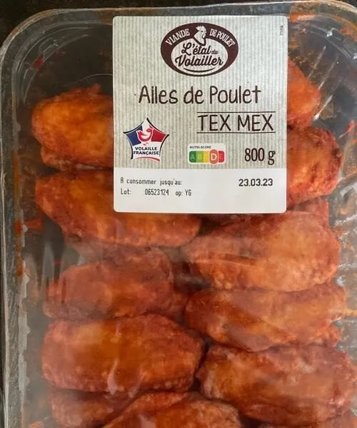Ailes de poulet tex mex