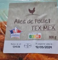 Ailes de poulet tex mex
