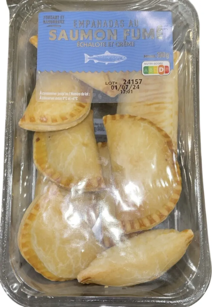 Empanadas au saumon fumé Échalote & Crème