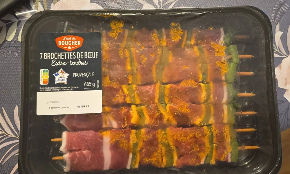 Brochettes de bœuf