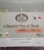 6 Brochettes de dinde marinées à l'orientale