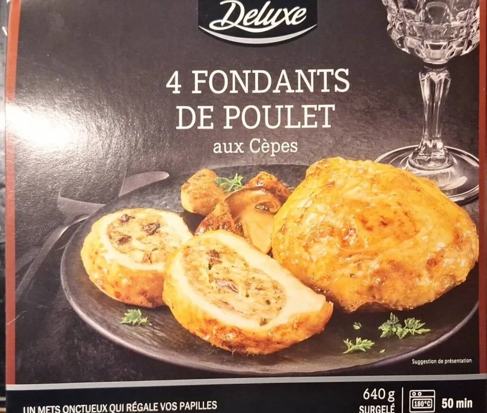 Fondant de poulet aux cèpes