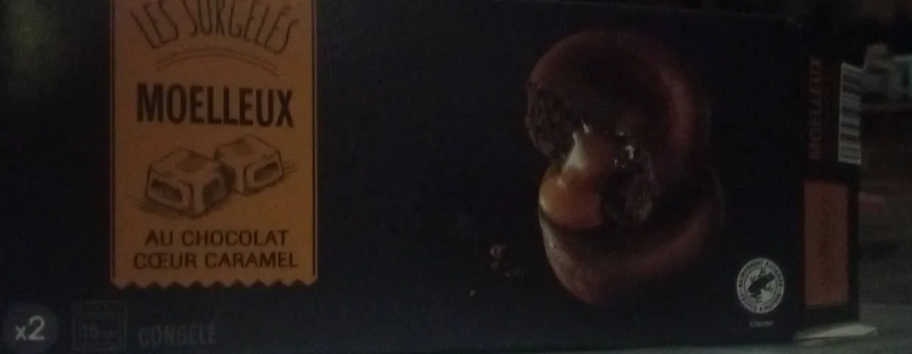 Moelleux au chocolat cœur caramel
