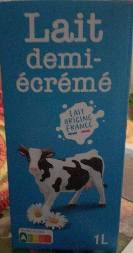 Lait demi-écrémé