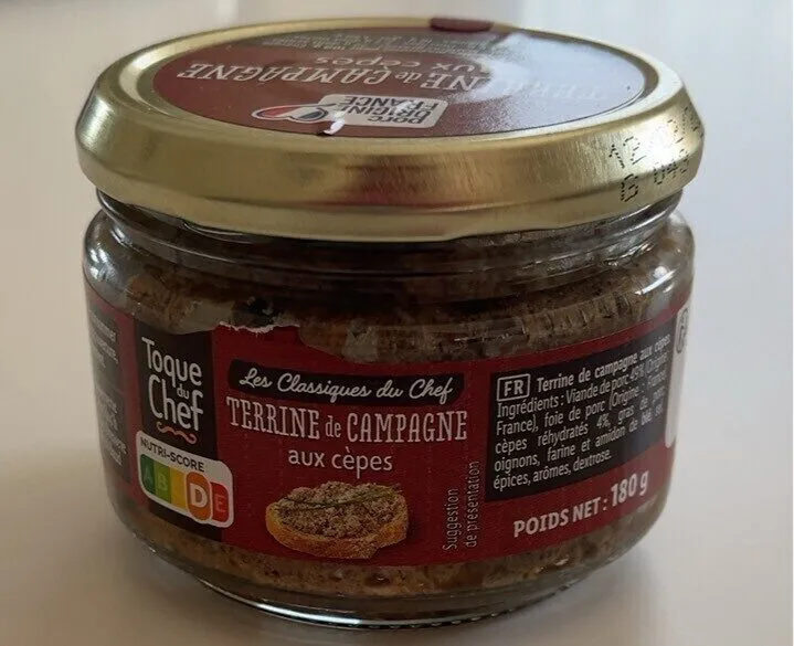 Terrine de campagne aux cepes