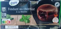 Fondant au chocolat à la menthe