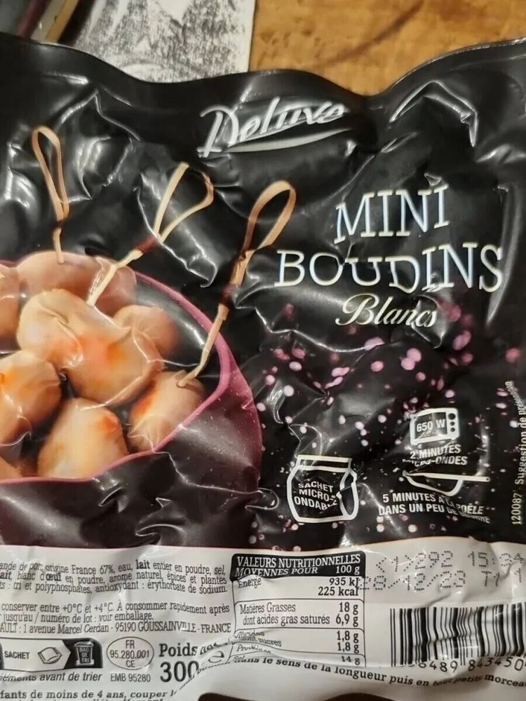 Mini boudins blancs