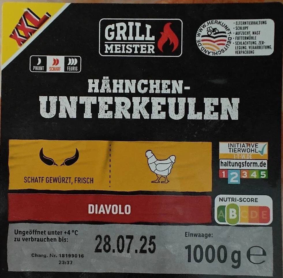 Hähnchenunterkeulen