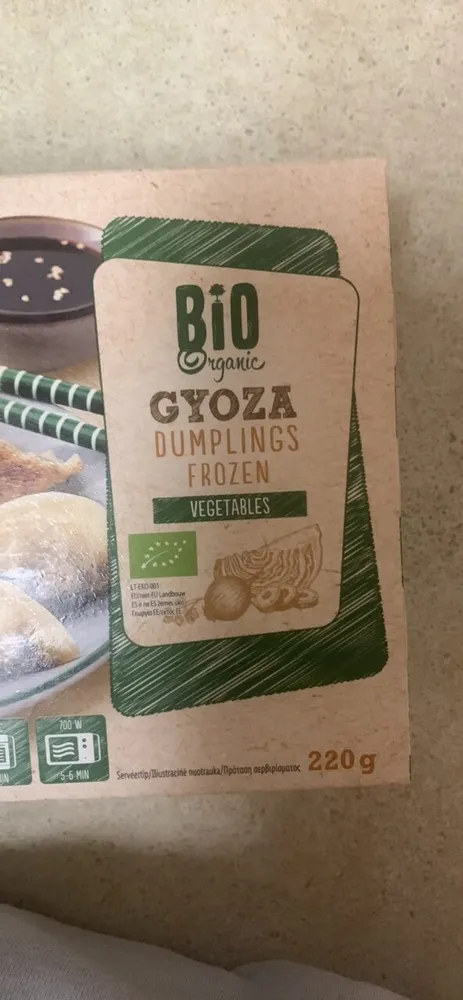 BIO GYOZA DUMPLINGS WITH VEGETABLES