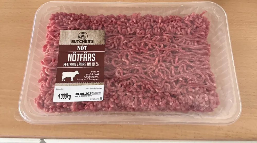 Nötfärs 10%