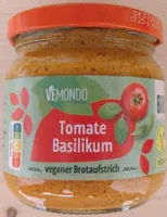 Brotaufstrich Tomate Basilikum