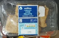 2 breaded COD FILLETS