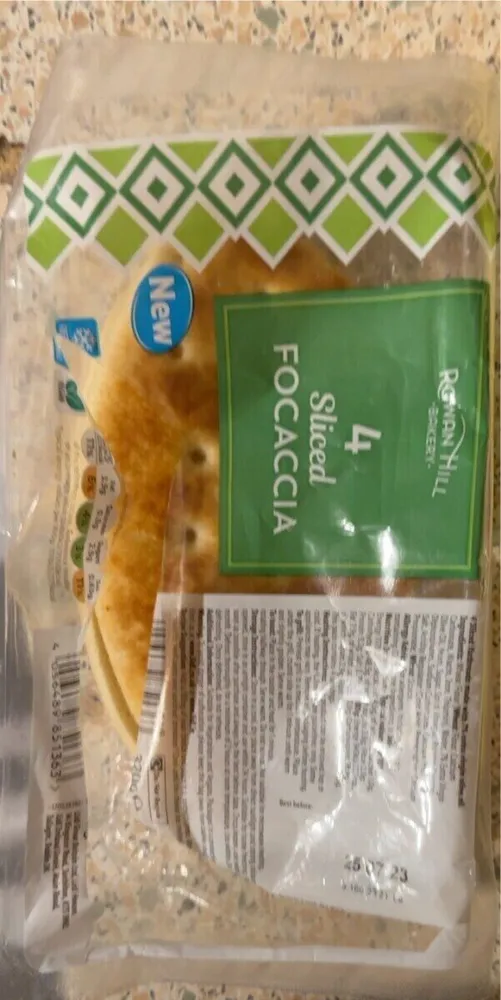 Sliced Focaccia