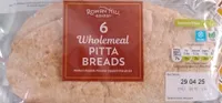 6 Wholemeal Pitta Breads