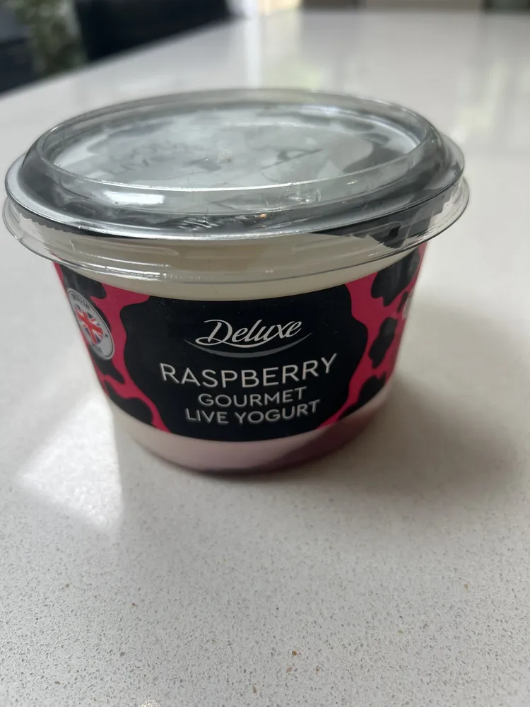 Raspberry Gourmet Live Yoghurt