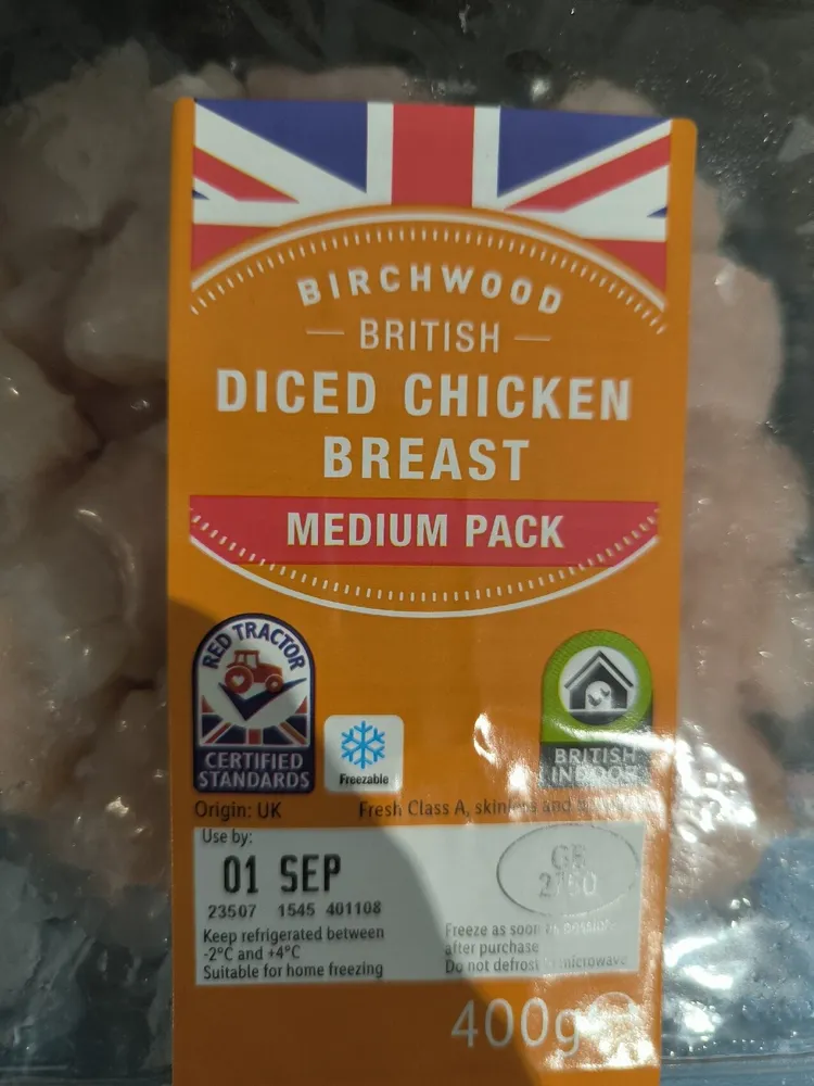 Diced Chicken Breast