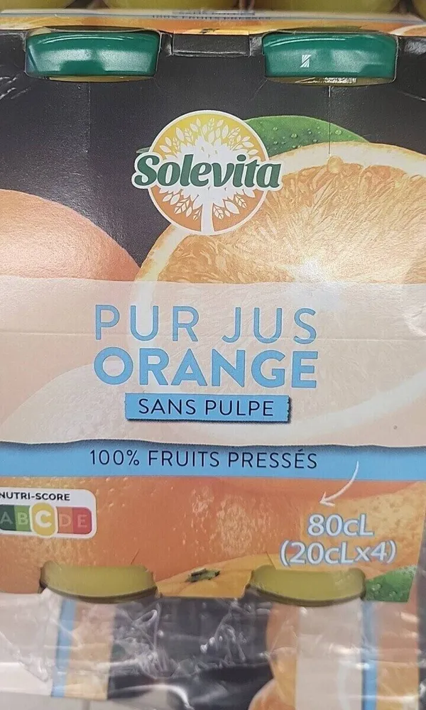 Pur Jus d’orange Sans Pulpe