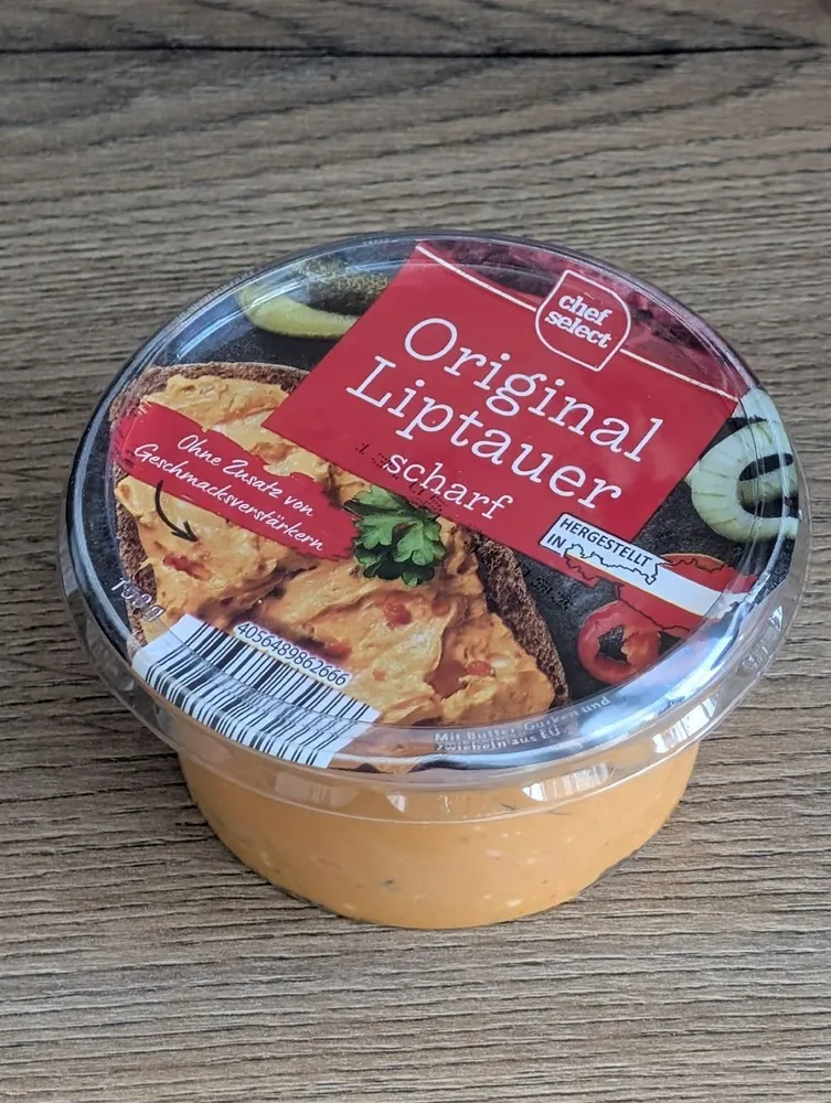 Original Liptauer scharf