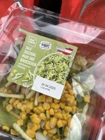 Salat ZUCCHINI, MAIS UND RADIESCHEN mit American-Dressing