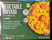 Vegetable Biryani with Turmeric Rice