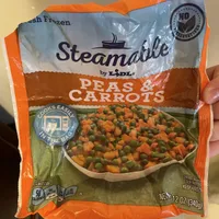Steamable peas and carrots