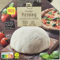 Frischer Pizzateig