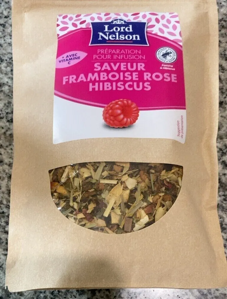 saveur franboise rose hibiscus