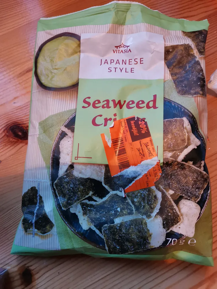 Seaweed crisps