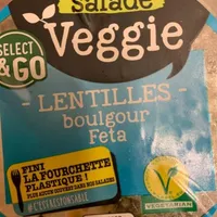 Salade Veggie - LENTILLES - boulgour Feta
