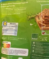 Knäcke Brot Rosmarin und Meersalz