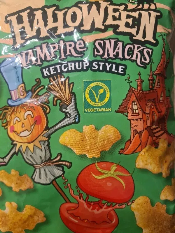 Halloween Vampire Snacks Ketchup Style