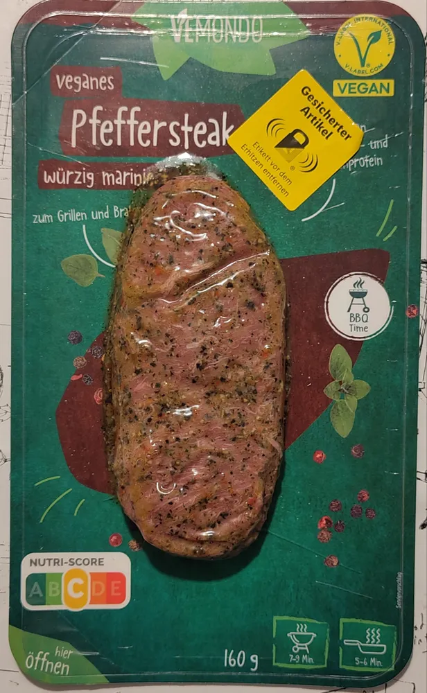 Veganes Pfeffersteak
