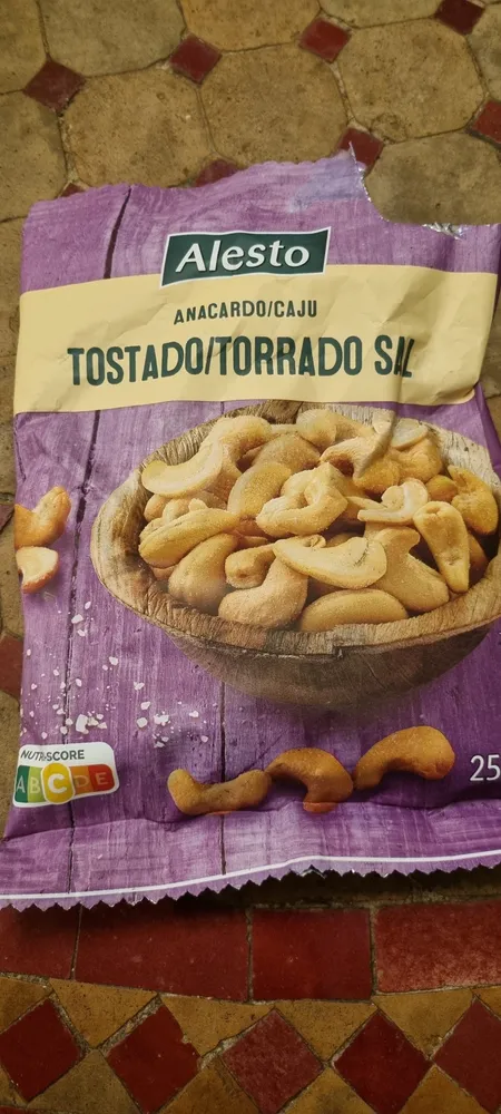 ANACARDO/CAJU TOSTADO/TORRADO SAL