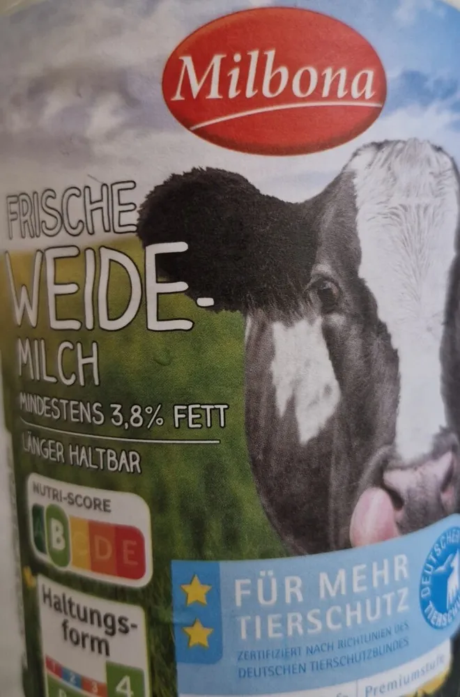 Frische Weidemilch