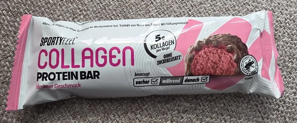 Collagen Protein Bar Himbeere