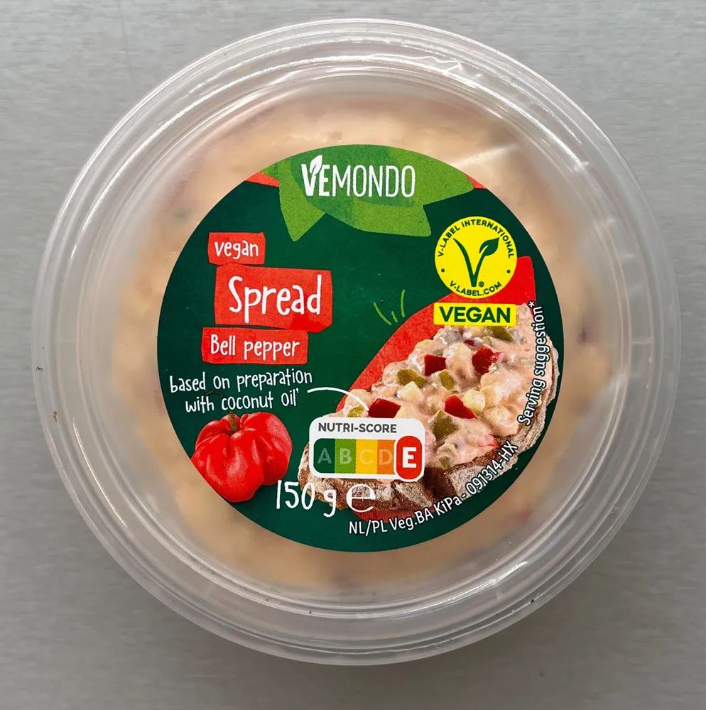 Veganská pomazánka s paprikou