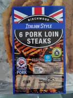 Italian Style Pork Loin Steaks