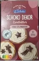 Schoko Dekor Zartbitter
