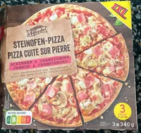 Pizza cuite sur pierre