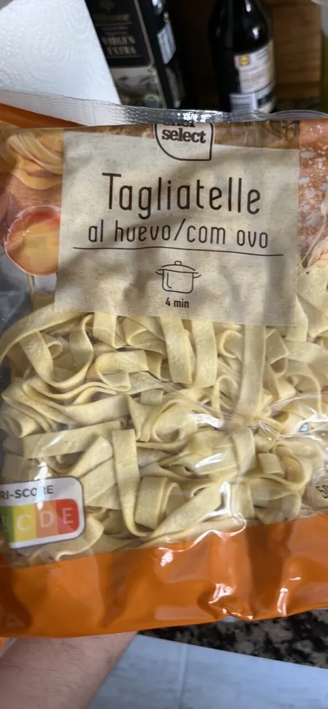 Tagliatelle al huevo