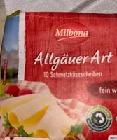 Schmelzkäsescheiben Allgäuer Art