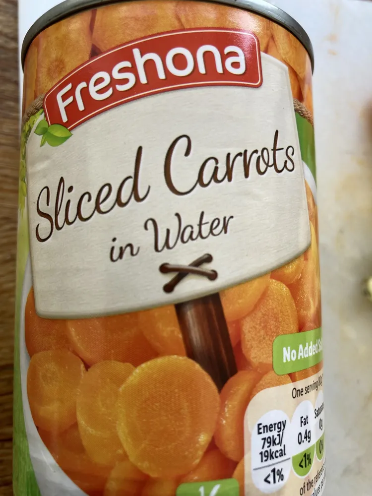 Sliced Carrots In Water