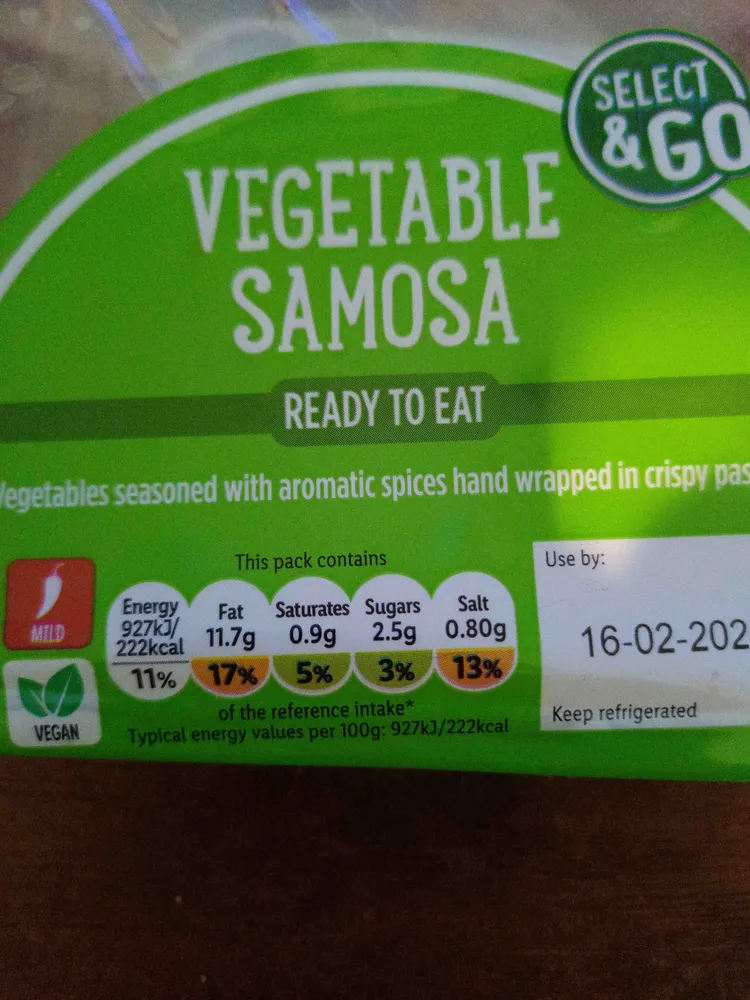 Vegetable Samosa