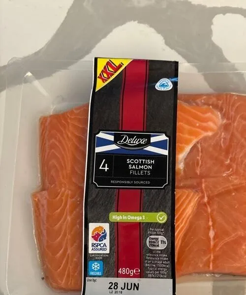 Scottish salmon fillets