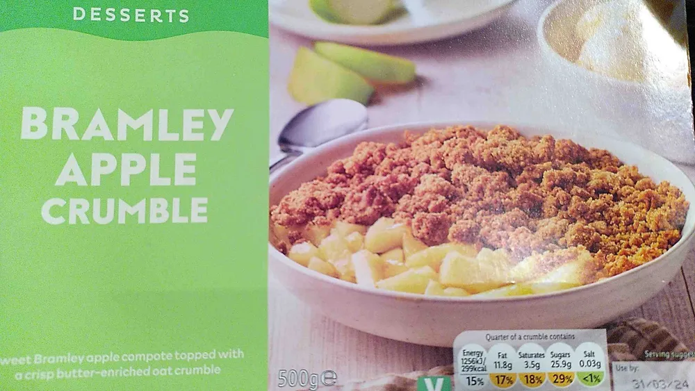 Bramley Apple Crumble