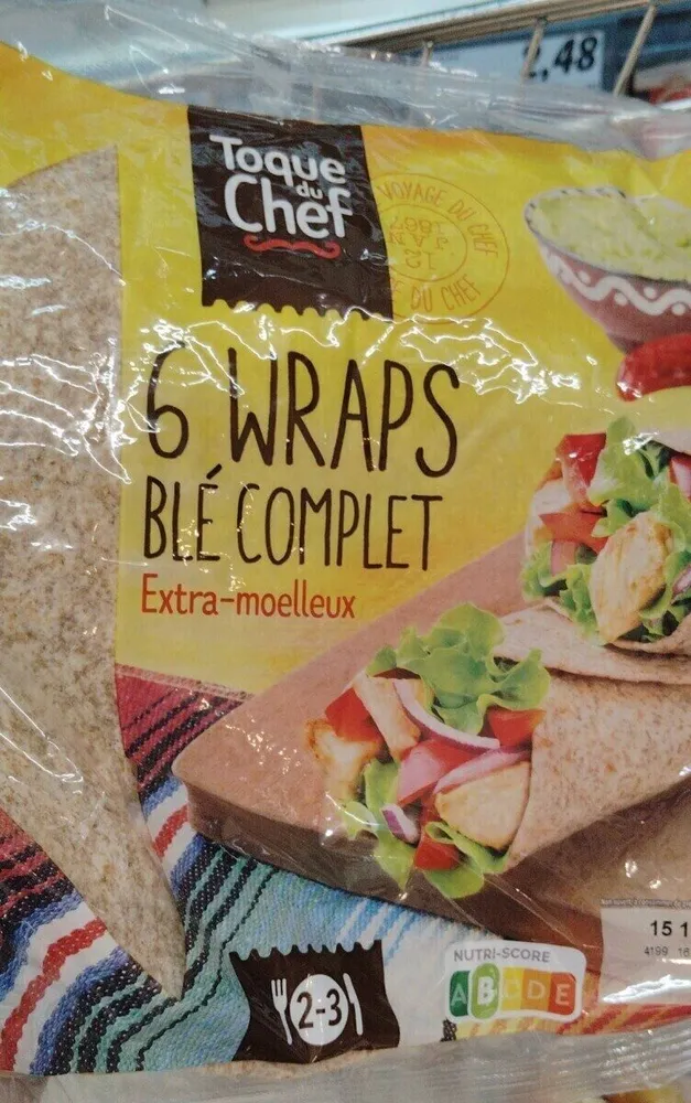 Wrap blé complet