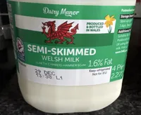 SEMI-SKIMMED WELSH MILK